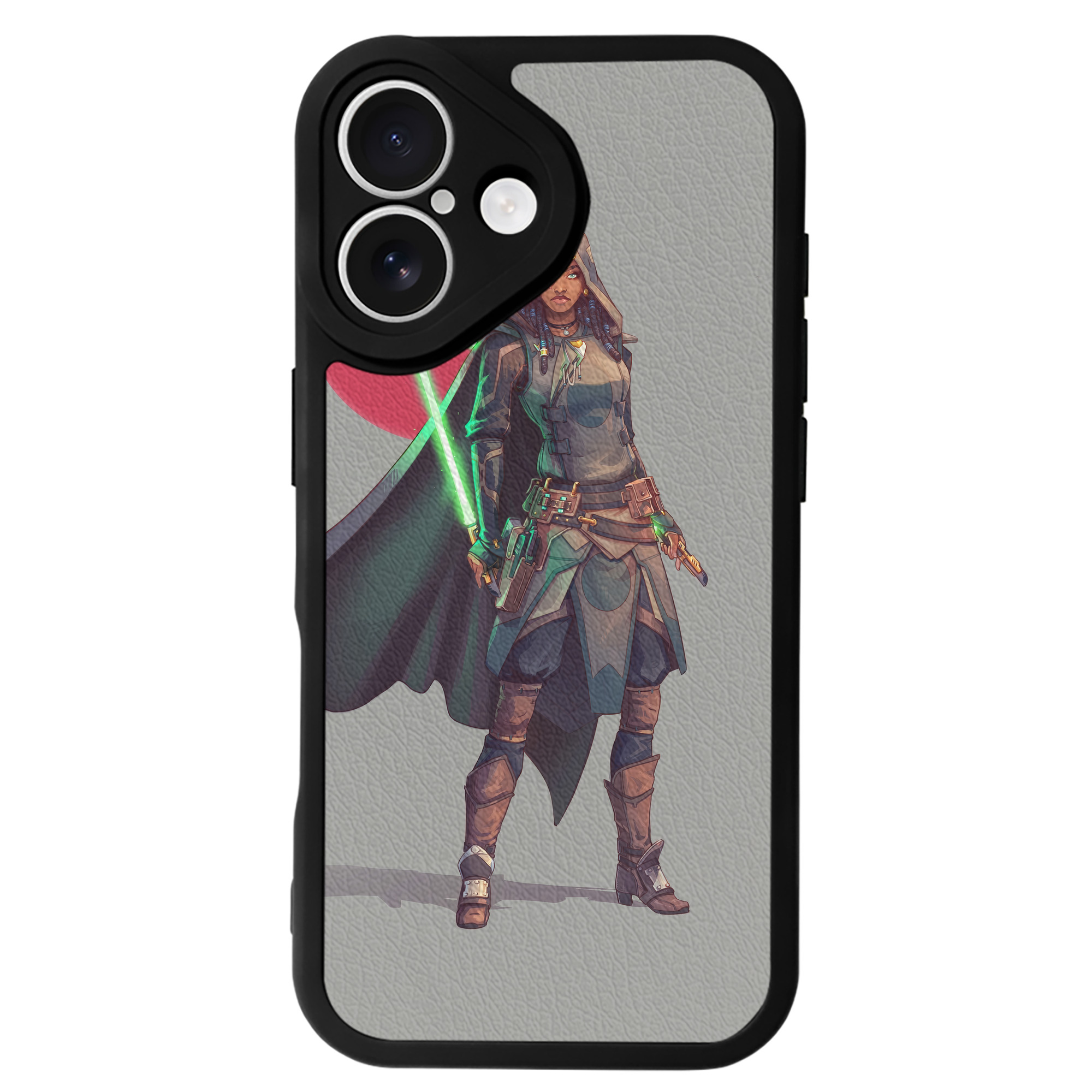 （画像用） スター・ウォーズ Star Wars 【iPhone 16シリーズ対応】シリコンスマホケース（レザー調） 材質：シリコン